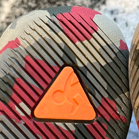 Plae Miles Dragon Scales Gray & Green Camo Sneaker Shoes 13.5 - Picture 5 of 10